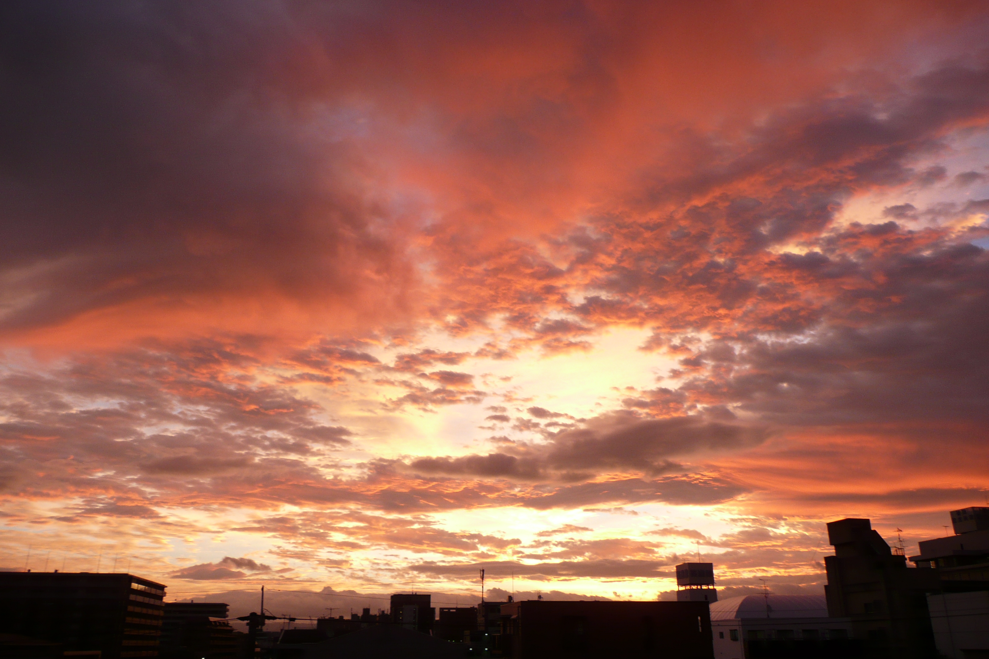 朝焼けの雲 自然人の日記